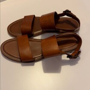 Todd Snyder Brown Leather Sandals Sz 12.  NWOB.  Box27